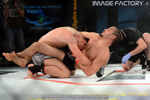 2013-05-04 Milano in the cage 2013 - Mixed Martial Arts 0306 Elia Madau-Mattia Siri